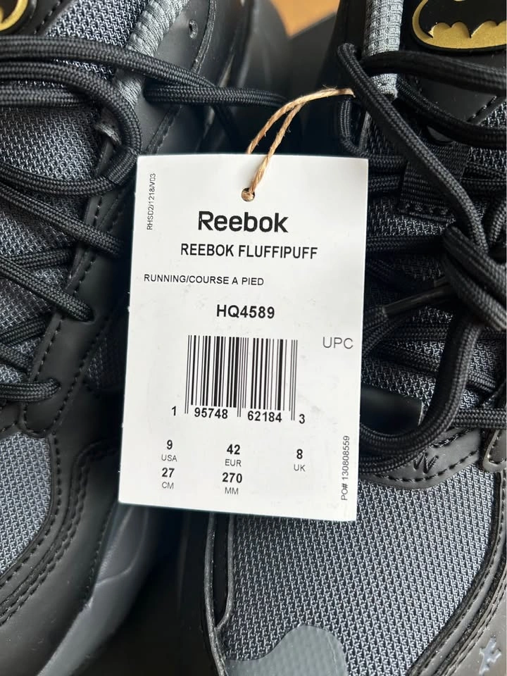 Reebok Fluffipuff Batman Sneakers Size 9 - photo 2