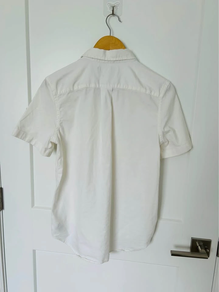 Ralph Lauren Performance White Short Sleeve Button Up Youth L/G - photo 2