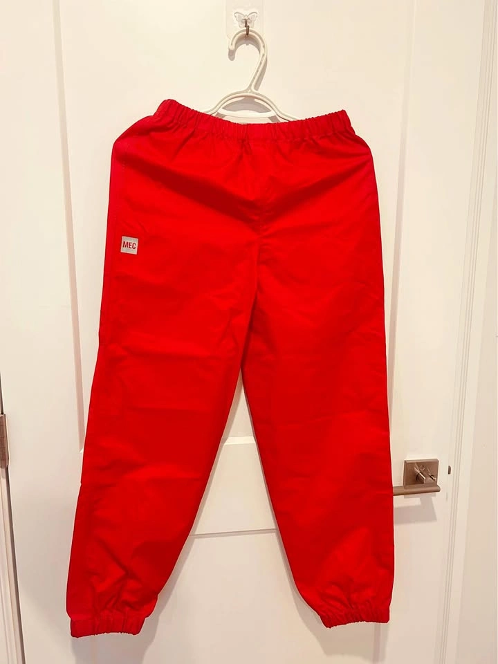 MEC Kids Rain Pants Size Youth 12