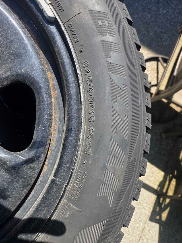 Winter tires on rims - photo 5