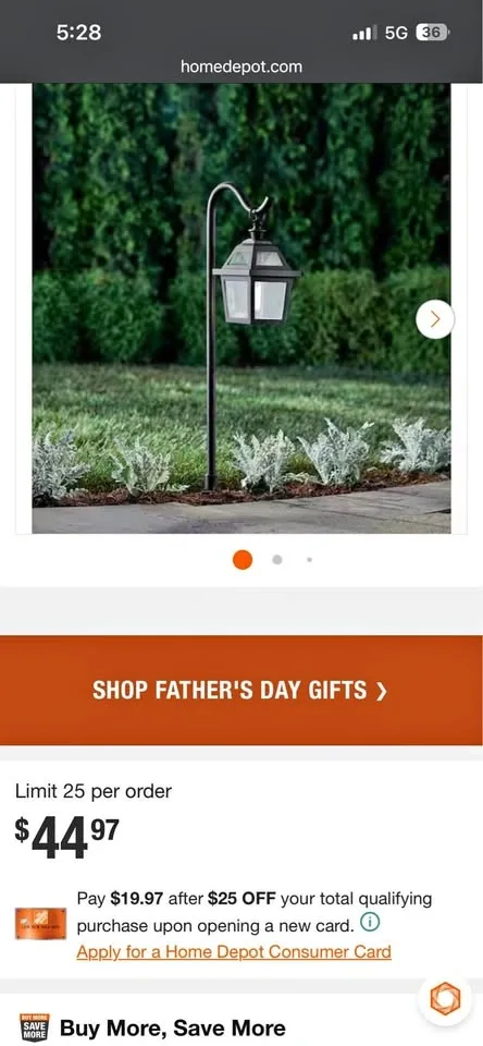 Hampton Bay Oil-Rubbed Bronze LED Filament Pathway Light