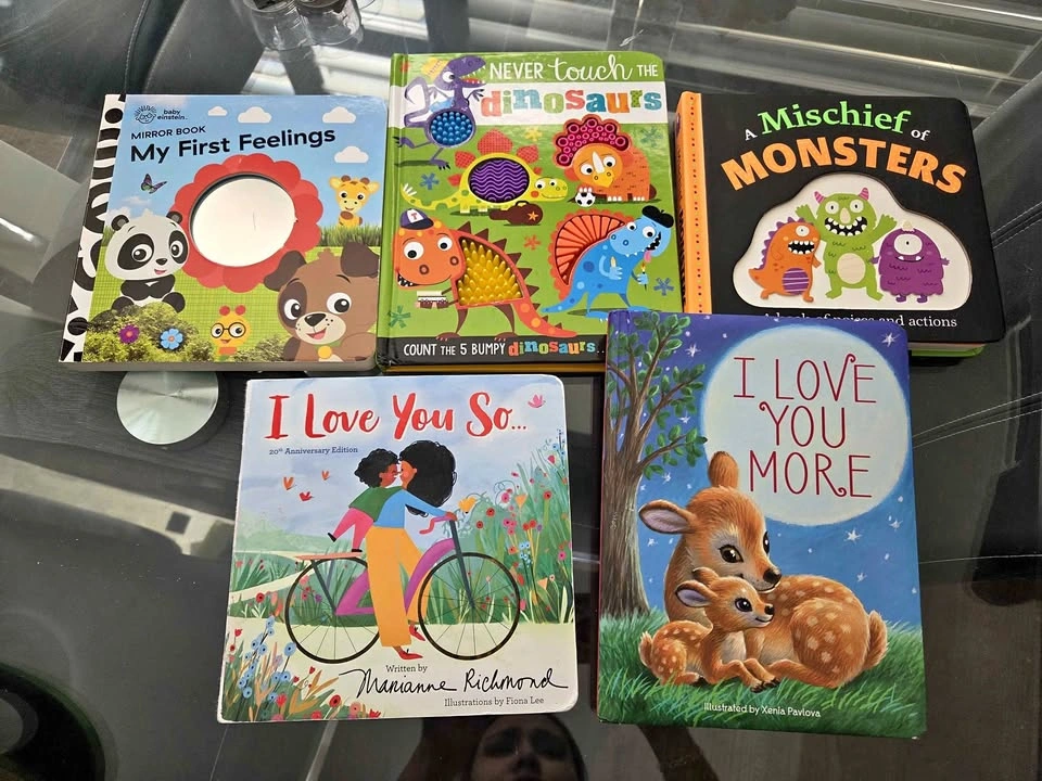 6 Childrens Board Books
