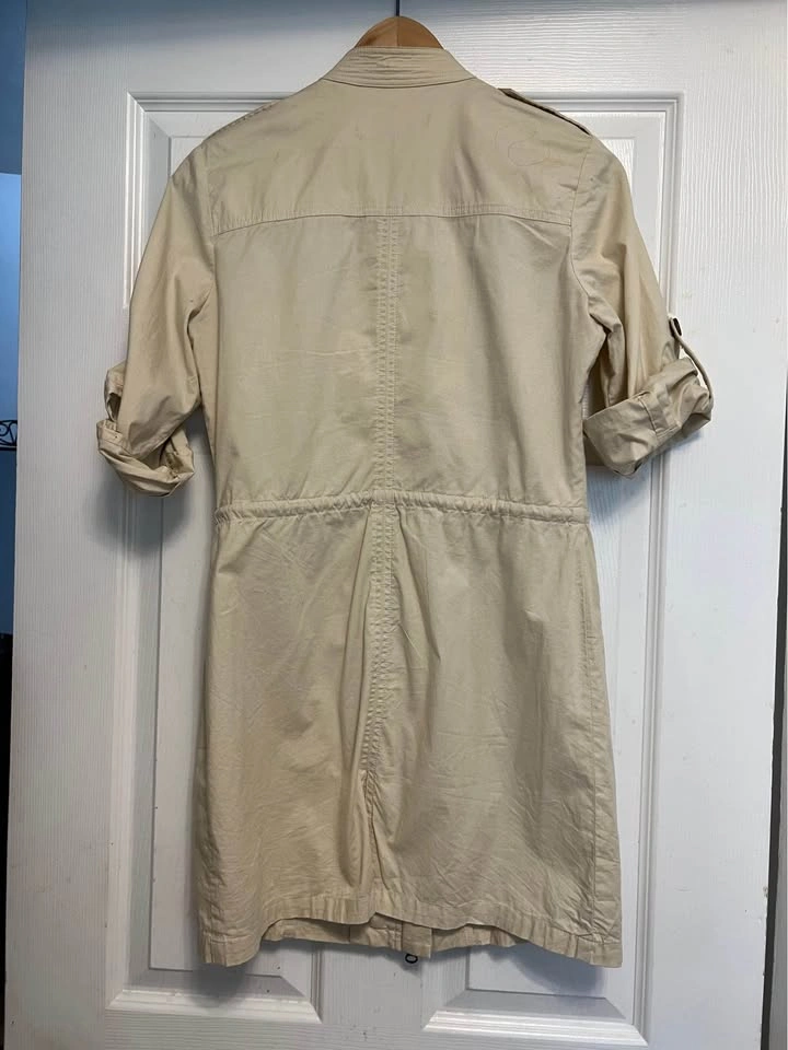 ⚽ Beige Casual long Jacket - photo 2