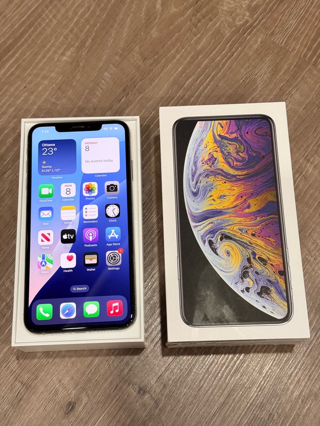 iPhone Xs Max - 256GB - white with box