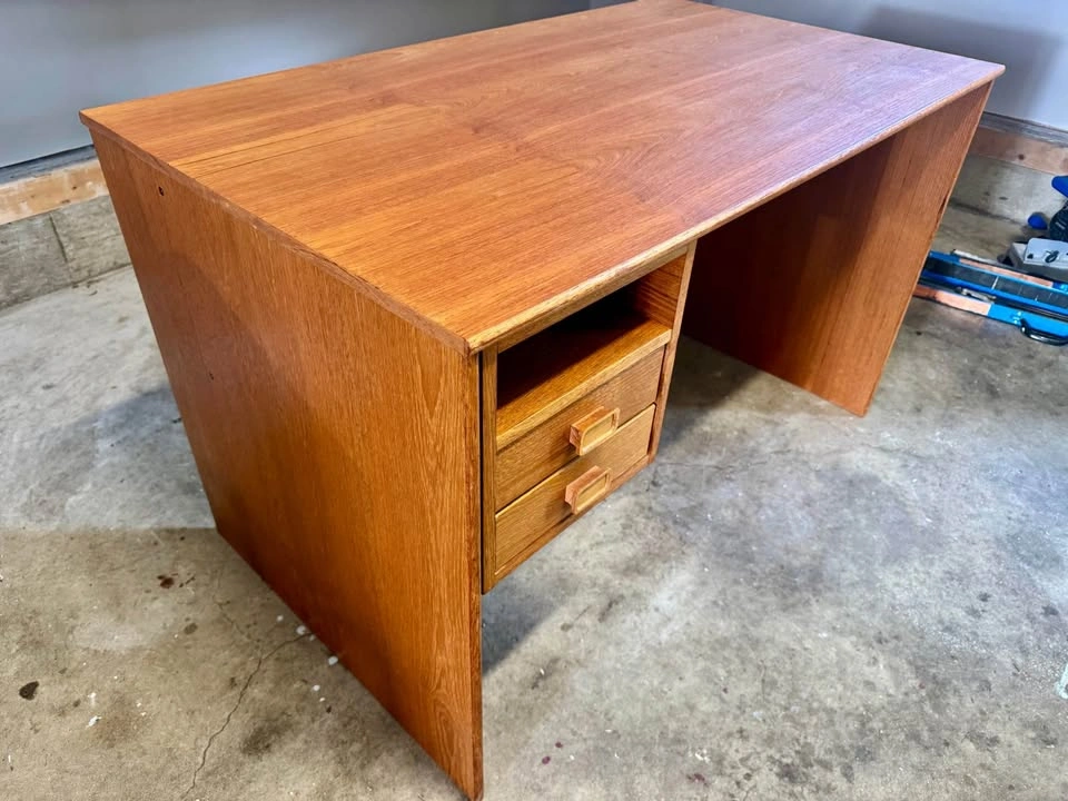 Mid Century Teak Desk - photo 2