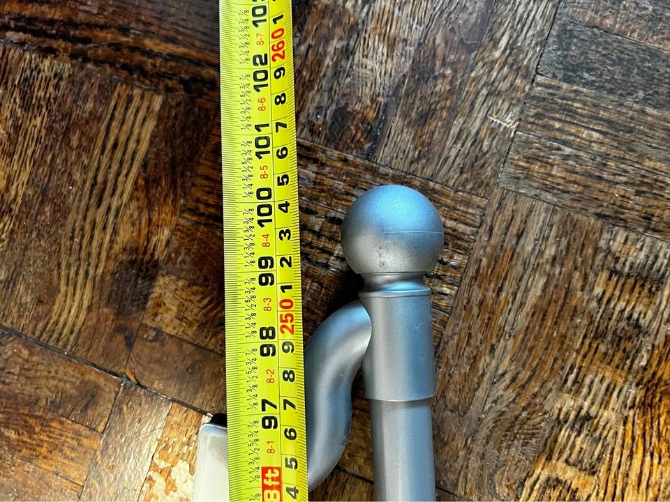 55-100 inch no drill curtain rod