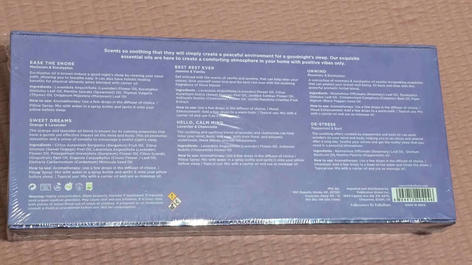 Folkessence Sleep 100% Pure Essential Oil Blend Set - photo 3