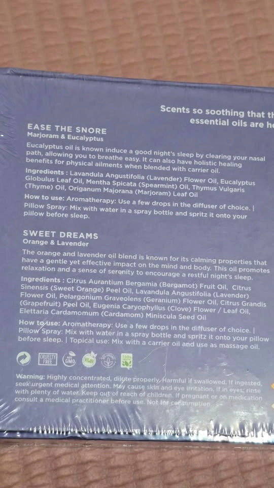 Folkessence Sleep 100% Pure Essential Oil Blend Set - photo 4