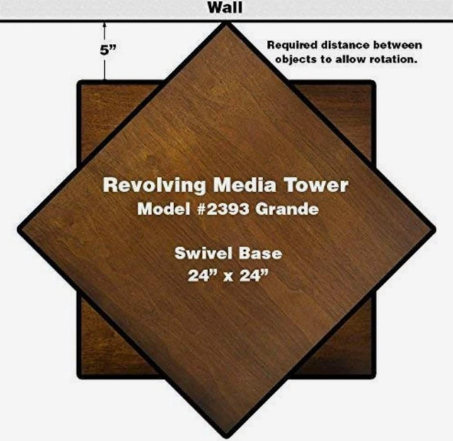 VIRTUALLY BRAND NEW - 4 SIDED REVOLVING TOWER - photo 3