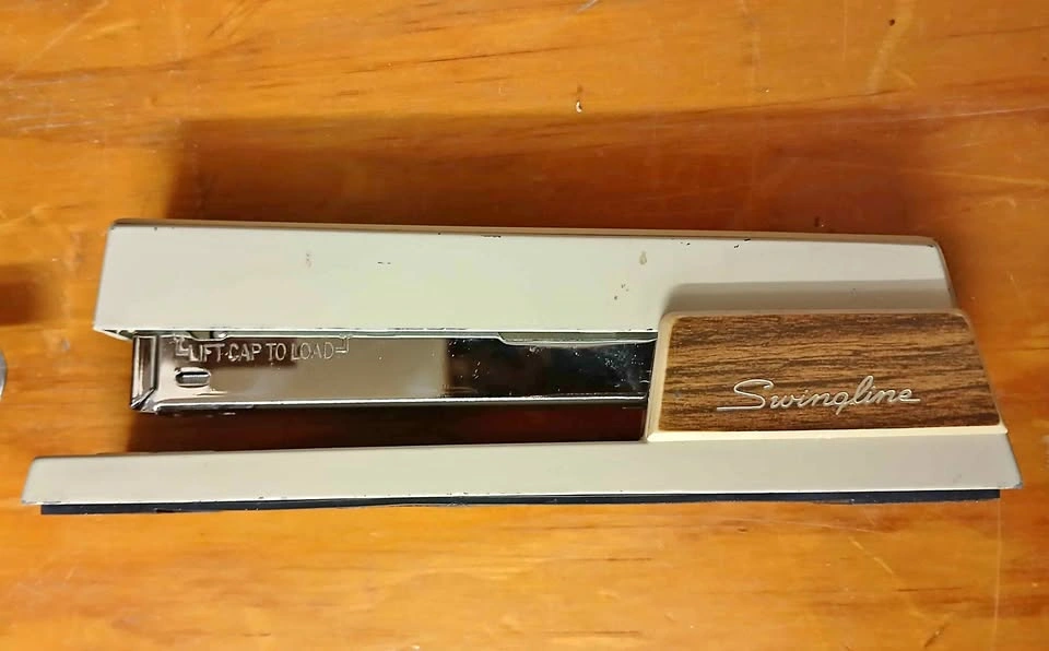Vintage Swingline Stapler Metal, Range Faux Wood
