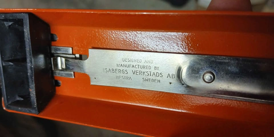 Stapler Vintage Orange made in Sweden - photo 2