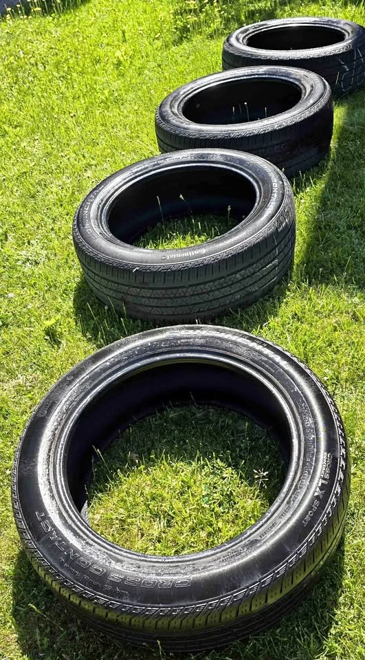 4 Used Continental CrossContact LX Sport Tires 235/55R19