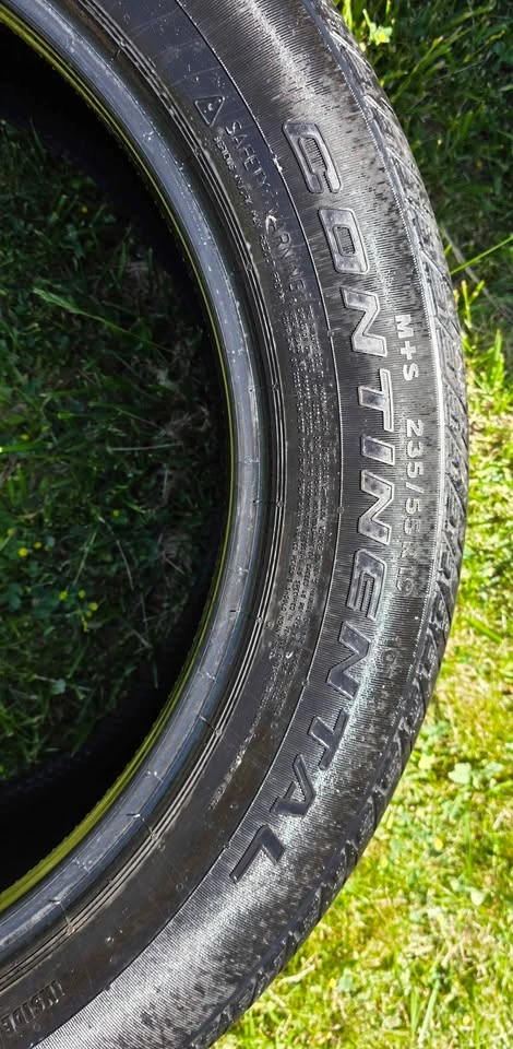 4 Used Continental CrossContact LX Sport Tires 235/55R19 - photo 2