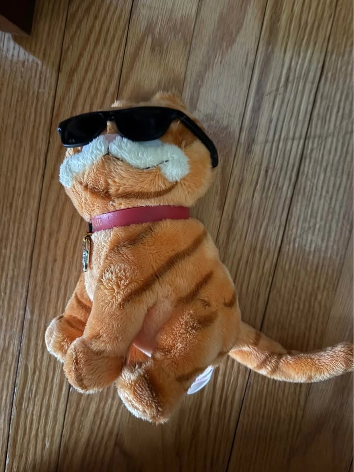 Cool Garfield Plush w/ Sunglasses & Collar - photo 2