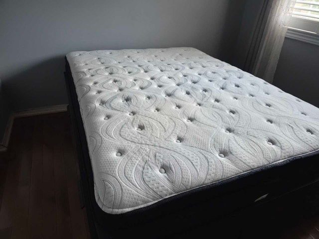 Queen Size Mattress and Storage Bed Frame