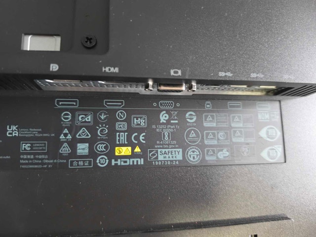 Lenovo ThinkVision T24i-20 Monitor - photo 4