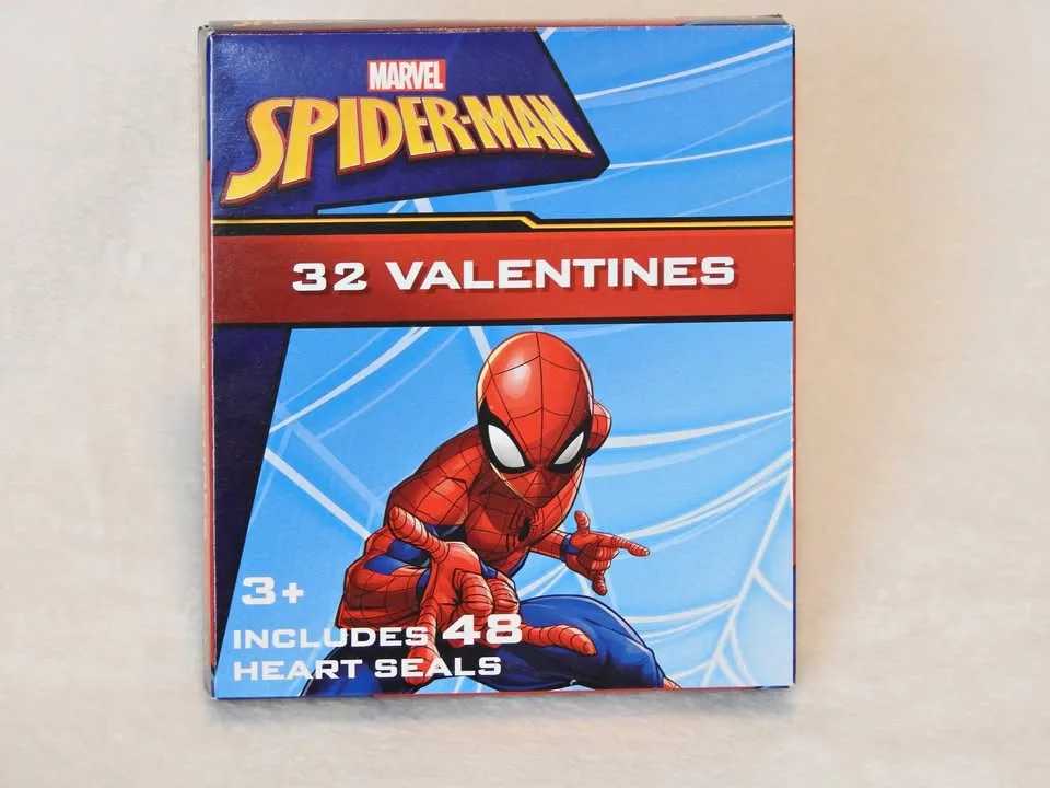 32 SPIDERMAN VALENTINES CARDS thumbnail
