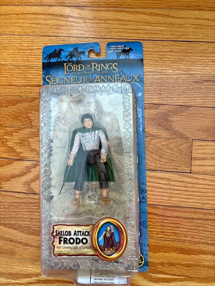 Toy Biz Lord of the Rings Shelob Attack Frodo Action Figure