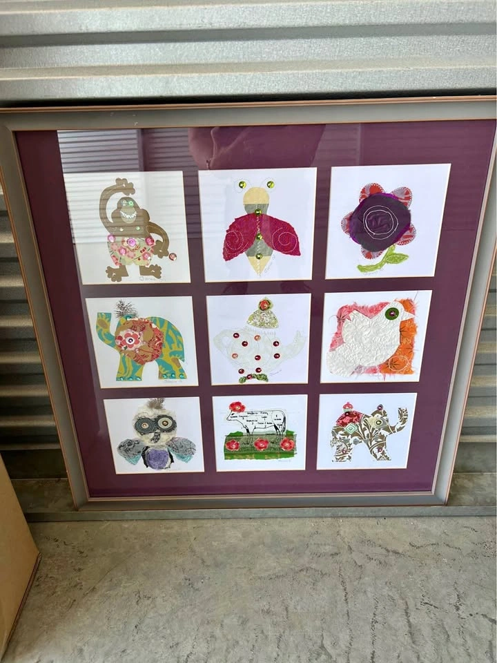 Playful Framed Artwork