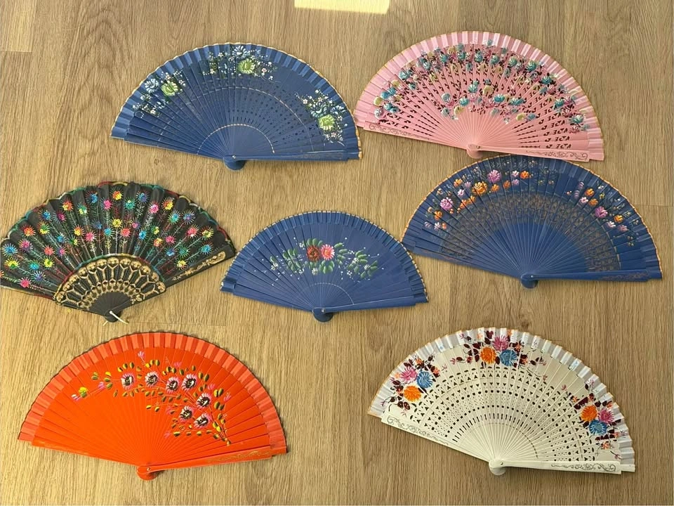Flamenco Fans Bought in Spain!