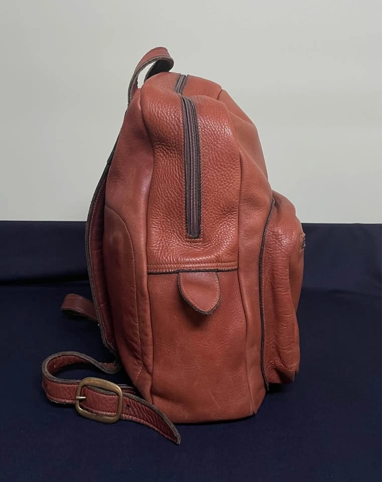 Vintage Leather Backpack - photo 2