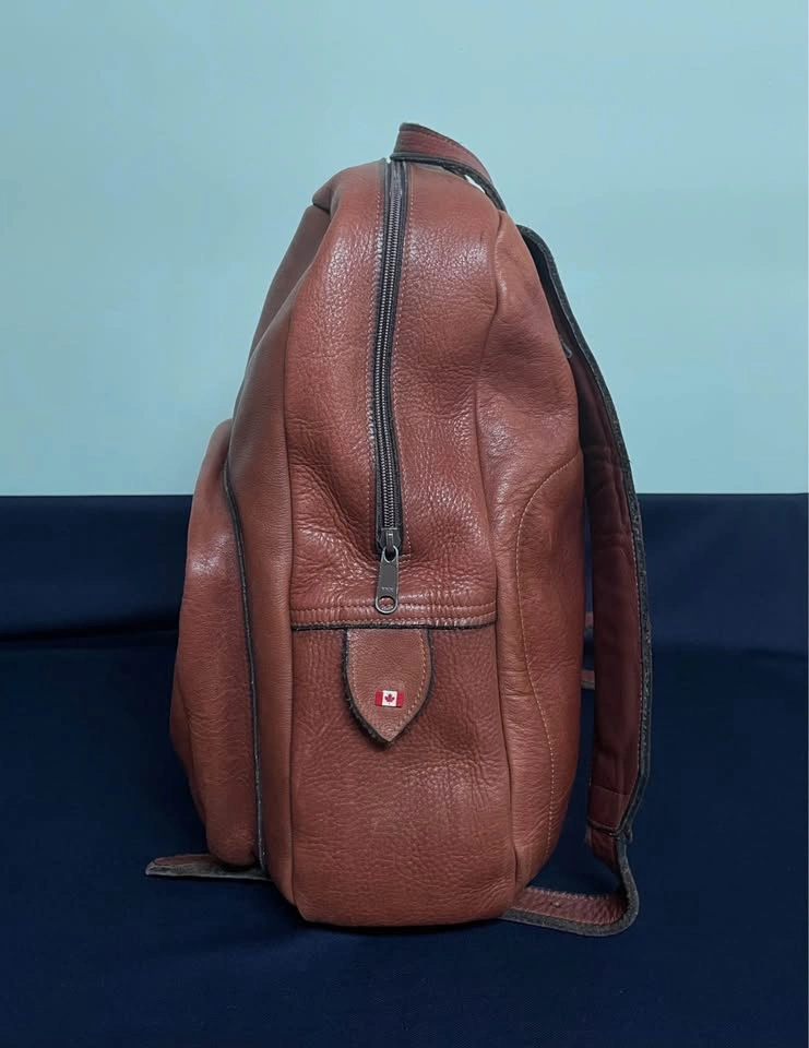 Vintage Leather Backpack - photo 4