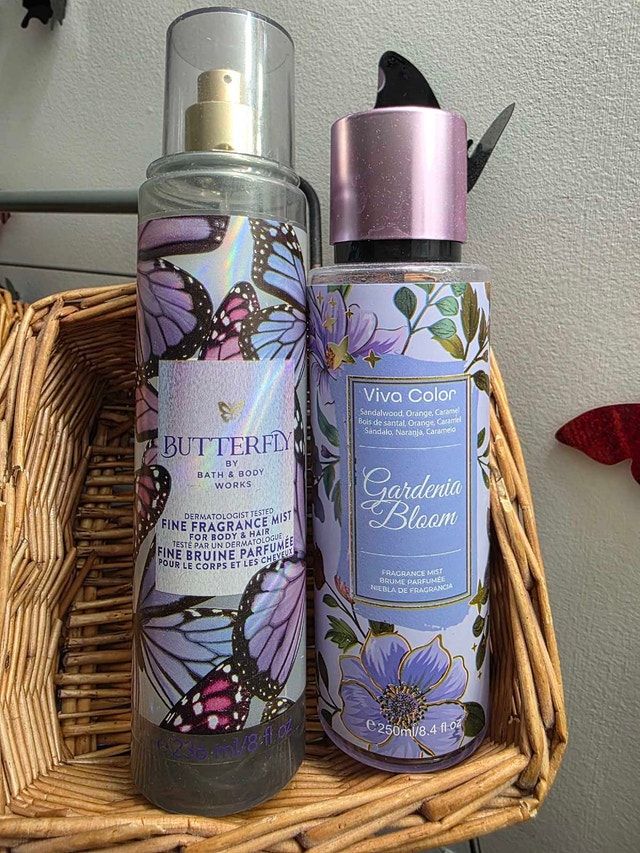 Bath & Body Works Butterfly and Viva Color Fragrance Mists
