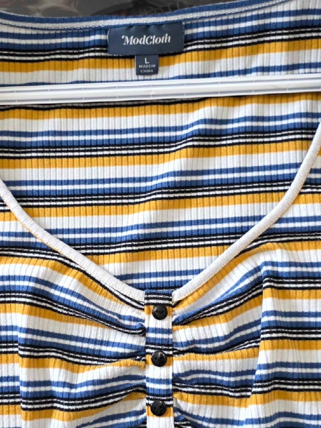 ModCloth Striped Ribbed Shirt - photo 2
