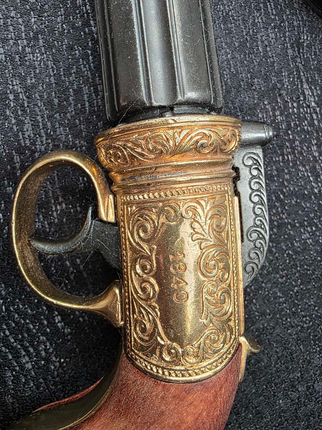 Pepperbox Pistol Replica - photo 2