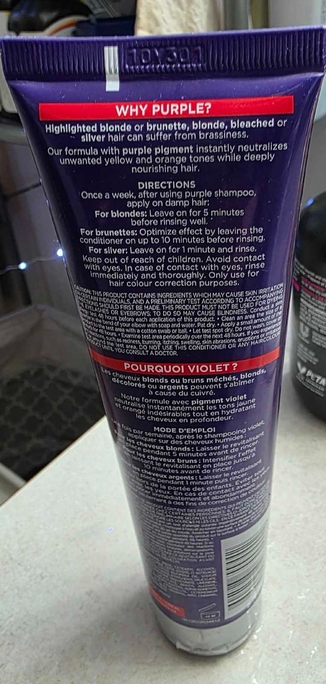L'Oréal Color Radiance Purple Conditioner - photo 2