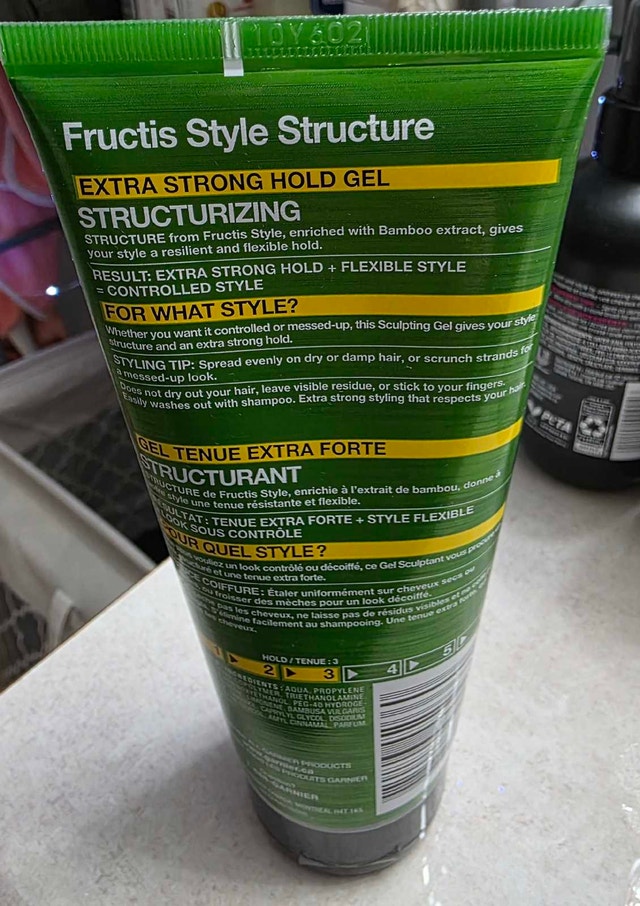 Garnier Fructis Style Structure Sculpting Gel - photo 2