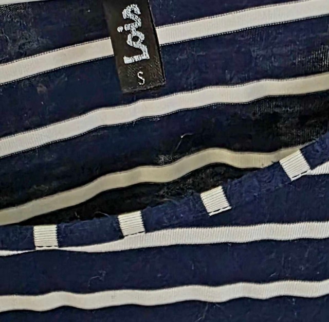 Lois Striped Cold Shoulder Top - photo 2