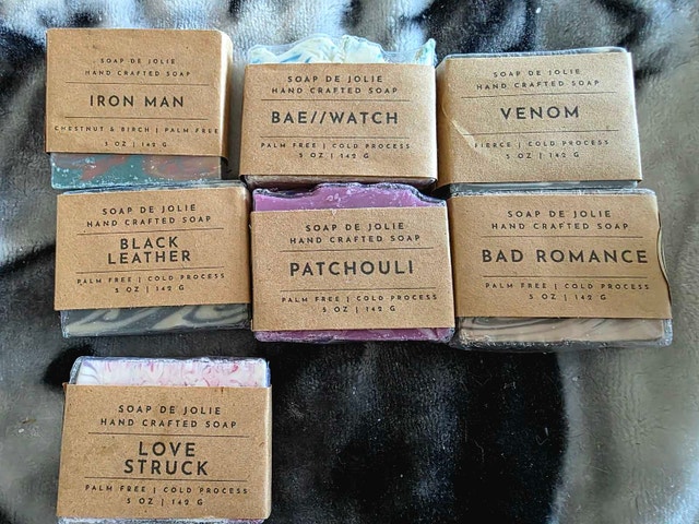 Soap De Jolie Hand Crafted Soap Lot