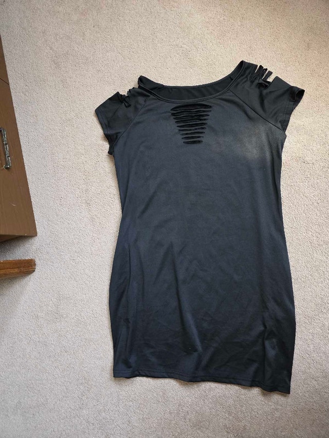 Black Cutout Dress - photo 2