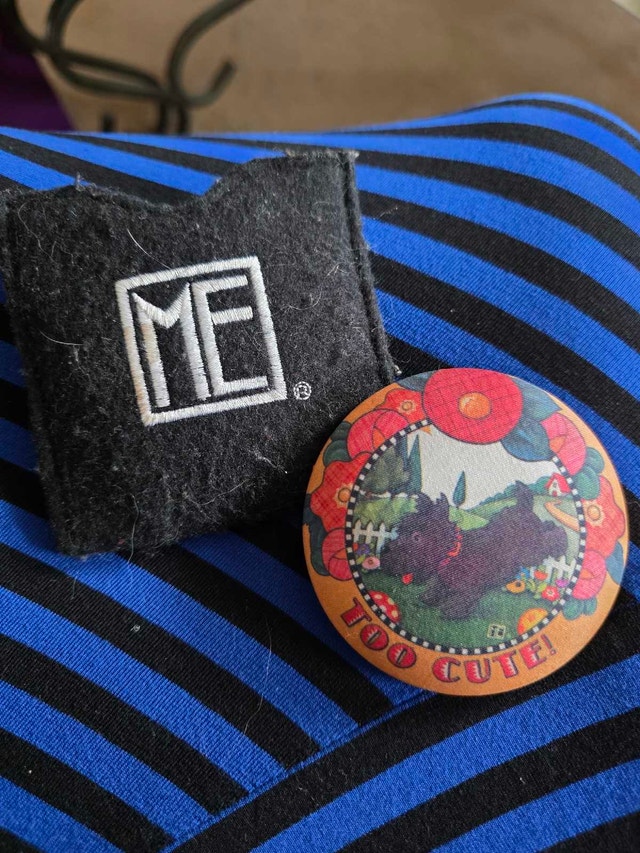 ME Collectible Pin with Scottish Terrier Design