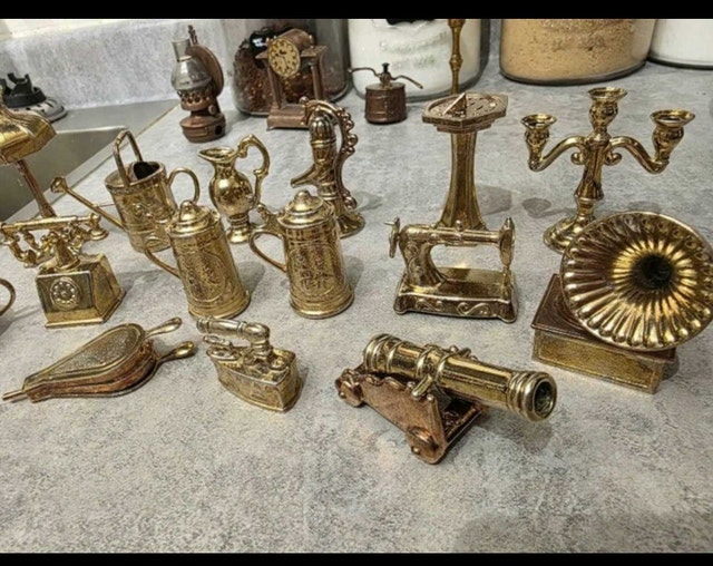 Vintage Brass Miniature Collection