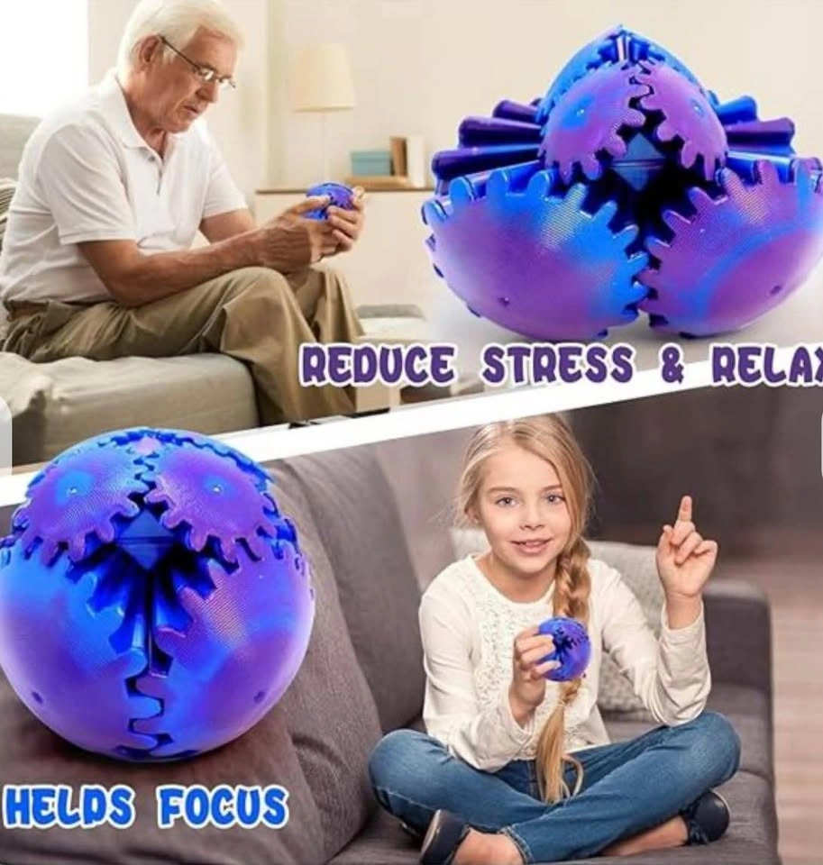 4pcs Gear Ball Fidget Sensory Toy⚽️ - photo 2