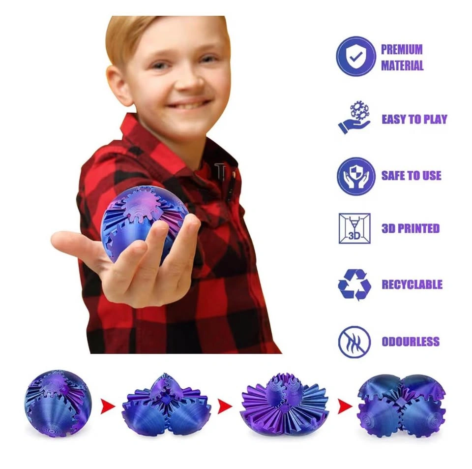 4pcs Gear Ball Fidget Sensory Toy⚽️ - photo 3