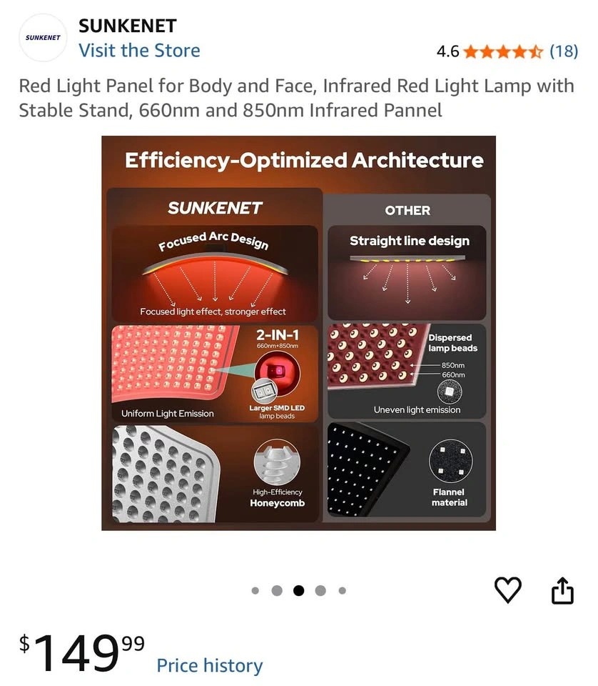 Infrared Red Light Therapy Lamp⚽️ - photo 3