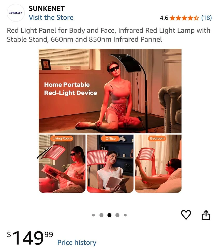Infrared Red Light Therapy Lamp⚽️ - photo 5