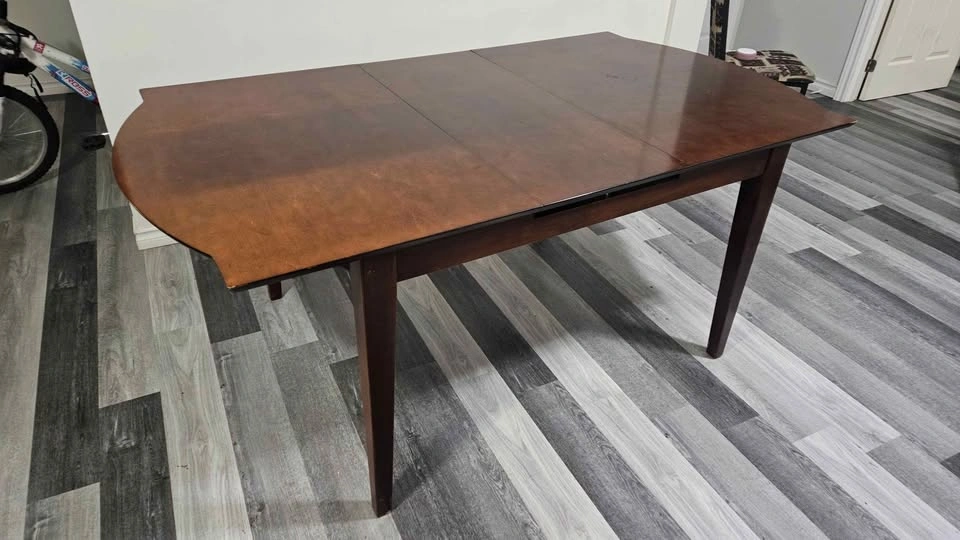Convertible Hardwood Dining Table and 4 Chairs.(Moving Sale ) - photo 5