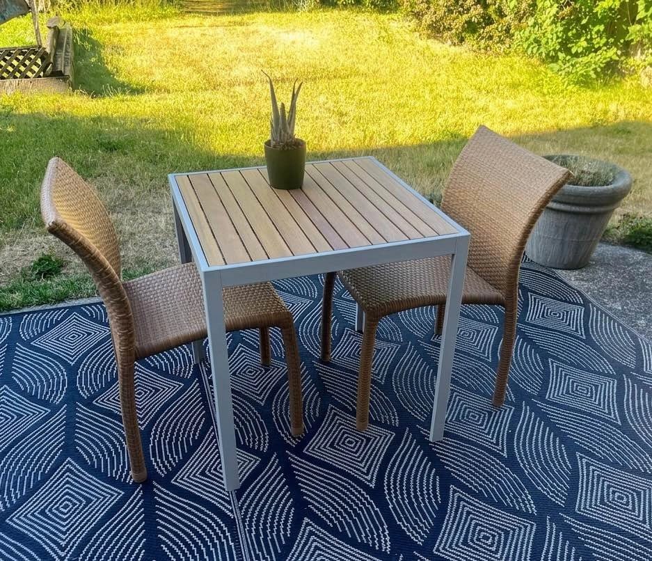 Premium Ratana Riviera Bistro Set – Eucalyptus Table - photo 3