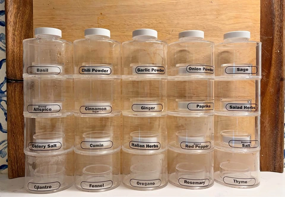 Stackable Spice Jars