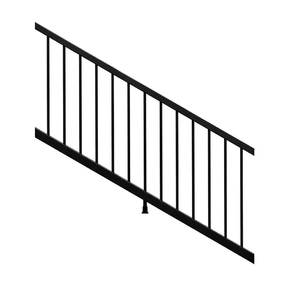 Trex Enhance 6 ft. x 36 in. Charcoal Black Stair Rail Kit