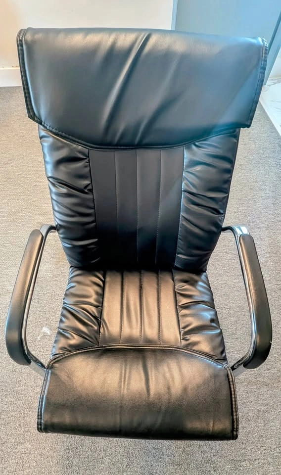 Leather office desk chair - photo 2