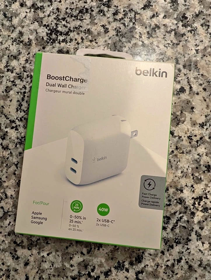 Belkin dual fast wall charger