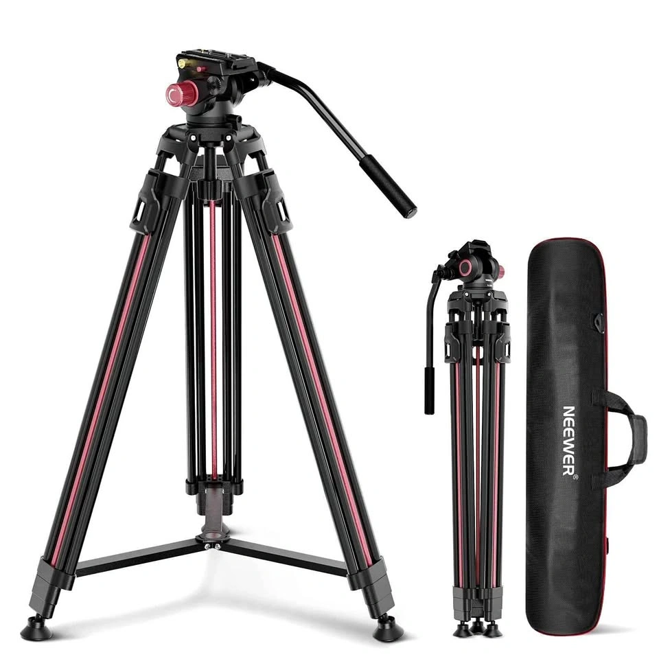 NEEWER LL38 79" Camera Tripod Quick Release with Fluid Head