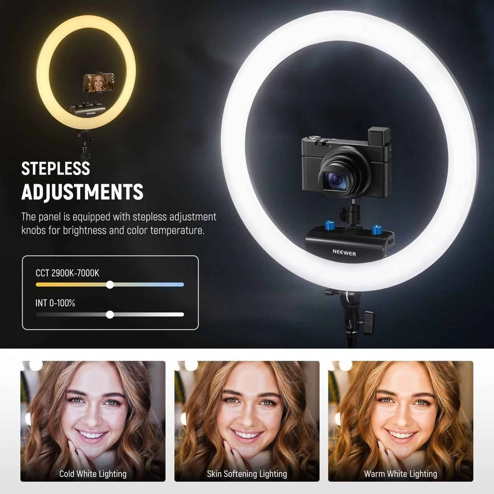 NEEWER RP18B Pro 45W 18" Ring Light Kit - photo 4