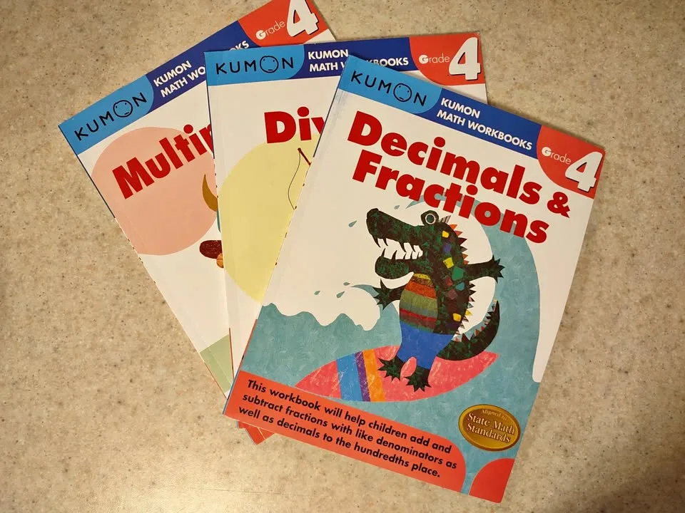 Kumon Grade 4 Math Workbooks – Set of 3 thumbnail