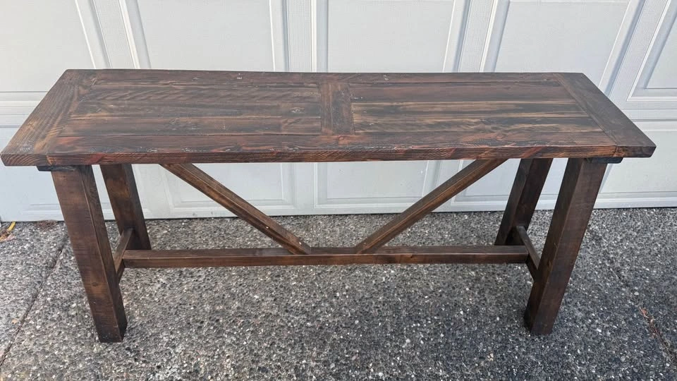 Rustic Console / Sofa Table - photo 2